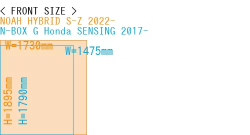 #NOAH HYBRID S-Z 2022- + N-BOX G Honda SENSING 2017-